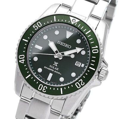 Seiko Prospex Green Dial Solar SNE583 SNE583P1 SNE583P 200M Men's Watch